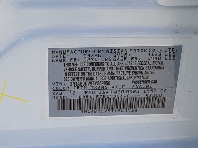 2026 Nissan Sentra SR