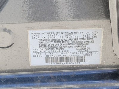 2025 Nissan Versa 1.6 S