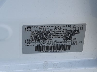 2025 Nissan Versa 1.6 SV