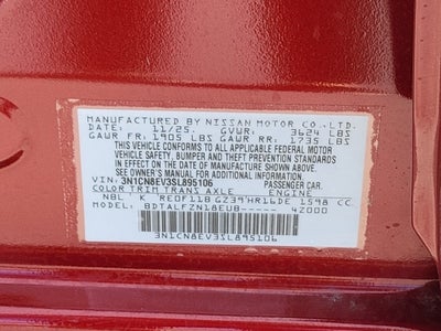 2025 Nissan Versa 1.6 SV