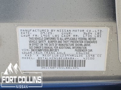 2025 Nissan Versa 1.6 SR