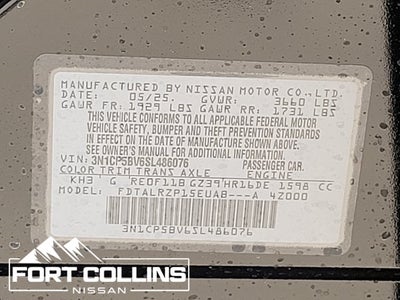 2025 Nissan Kicks Play S