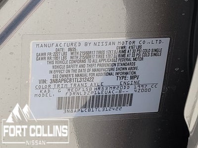 2026 Nissan Kicks SV