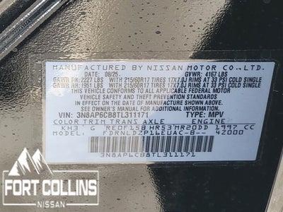 2026 Nissan Kicks SV