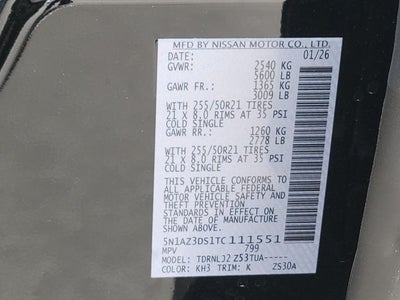 2026 Nissan Murano Platinum