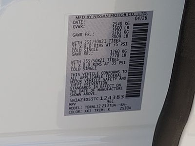 2026 Nissan Murano Platinum