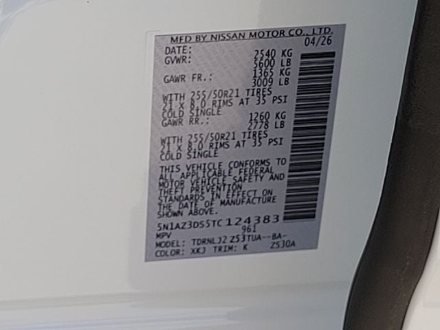 2026 Nissan Murano Platinum