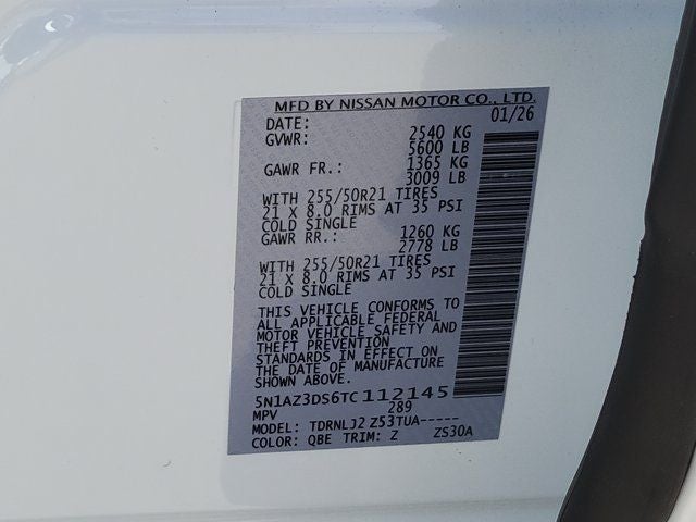 2026 Nissan Murano Platinum