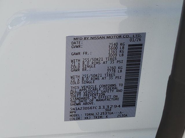 2026 Nissan Murano Platinum