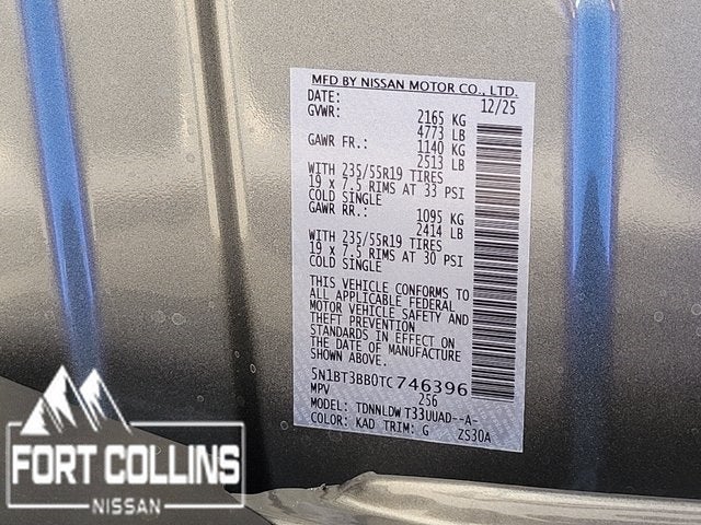 2026 Nissan Rogue SV DARK ARMOR