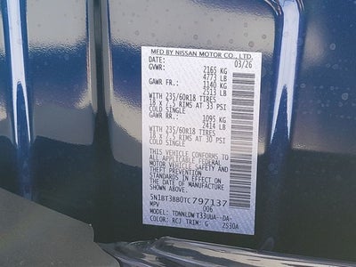 2026 Nissan Rogue SV