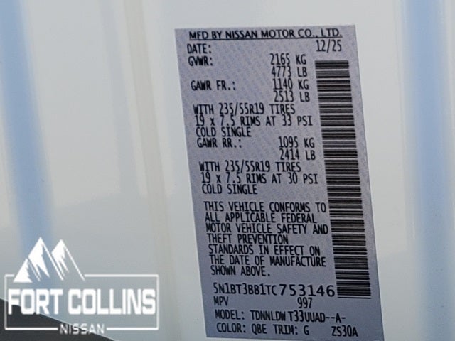 2026 Nissan Rogue Dark Armor