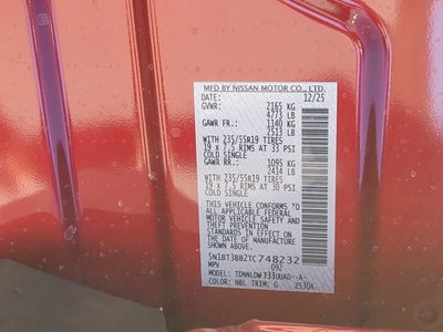 2026 Nissan Rogue Dark Armor