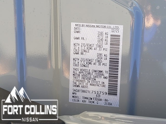 2026 Nissan Rogue Rock Creek