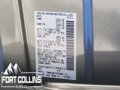 2026 Nissan Rogue Dark Armor