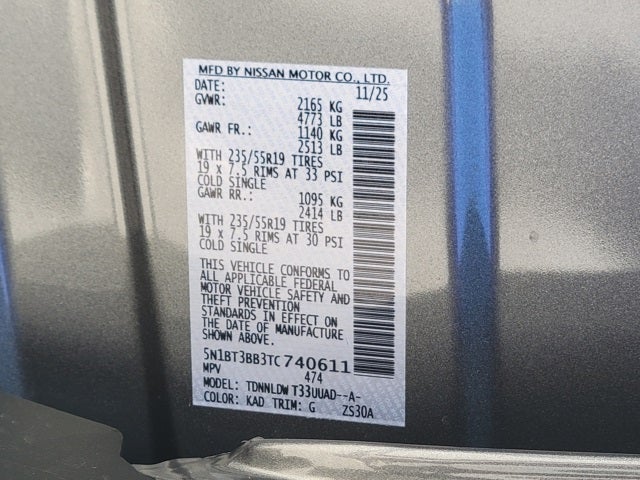 2026 Nissan Rogue Dark Armor