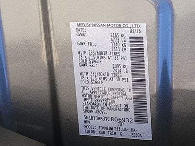 2026 Nissan Rogue SV