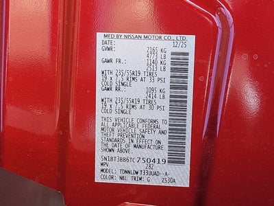 2026 Nissan Rogue Dark Armor