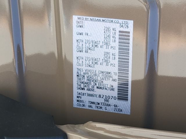 2026 Nissan Rogue Rock Creek