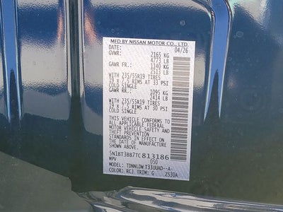 2026 Nissan Rogue Dark Armor Dark Armor