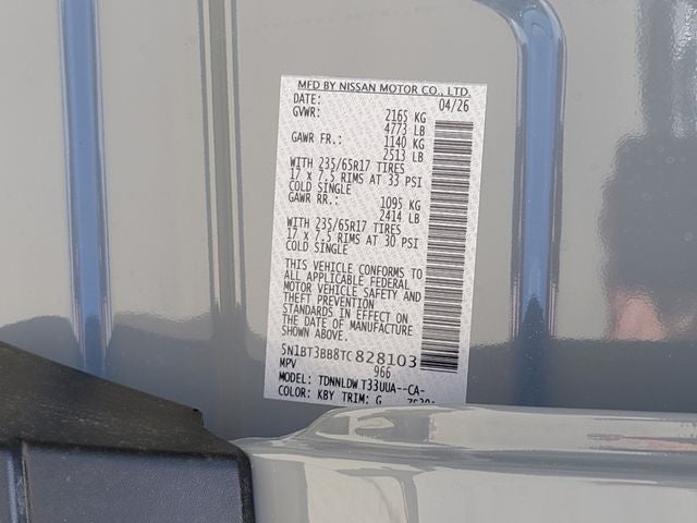 2026 Nissan Rogue Rock Creek