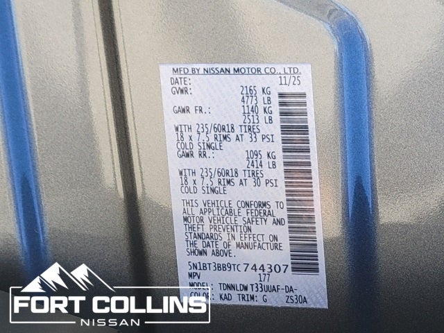 2026 Nissan Rogue SV