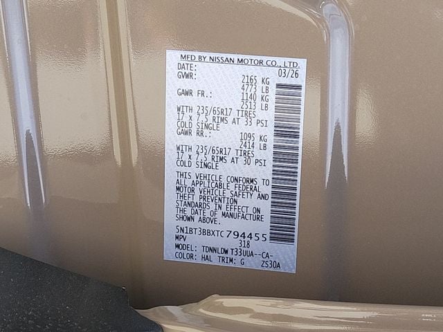 2026 Nissan Rogue Rock Creek