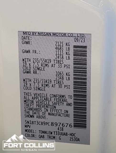 2023 Nissan Rogue SL