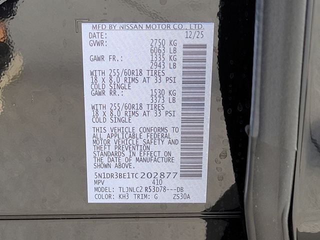 2026 Nissan Pathfinder SV