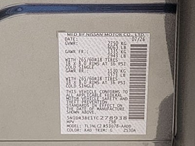 2026 Nissan Pathfinder Rock Creek