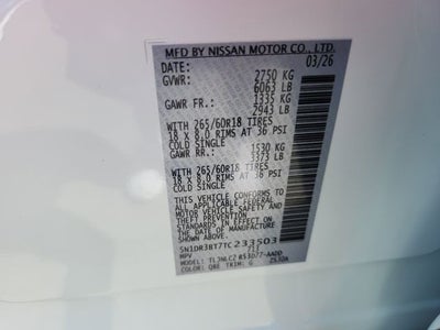 2026 Nissan Pathfinder Rock Creek