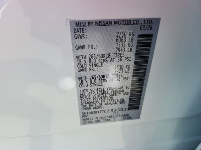 2026 Nissan Pathfinder Rock Creek