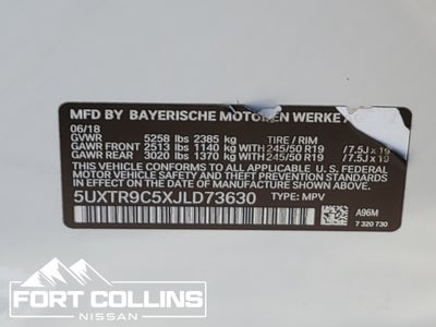 2018 BMW X3 xDrive30i