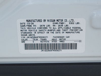 2026 Nissan Leaf S+