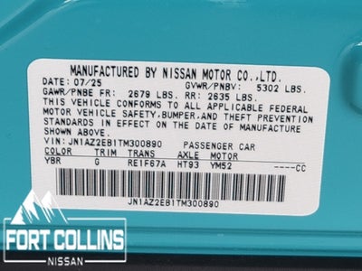 2026 Nissan Leaf PLATINUM+