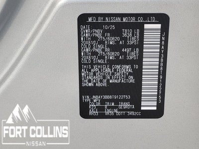 2026 Nissan Armada SL