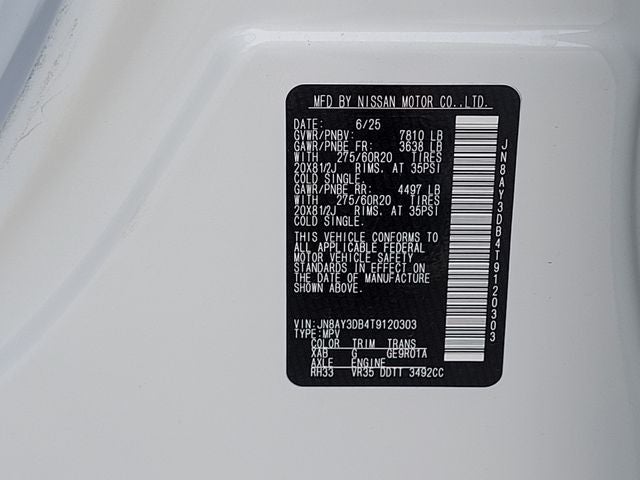 2026 Nissan Armada PRO-4X