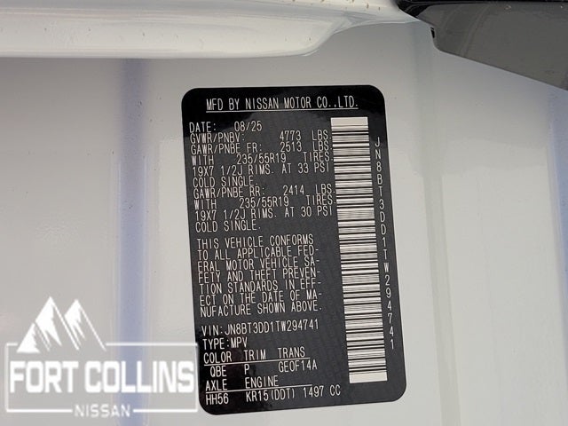 2026 Nissan Rogue Platinum