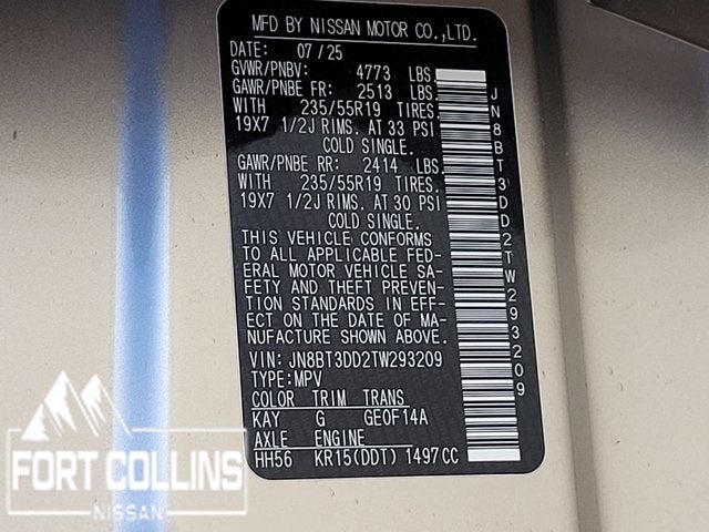 2026 Nissan Rogue Platinum