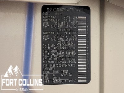 2026 Nissan Rogue Platinum