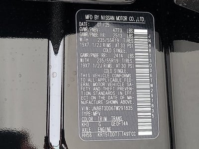 2026 Nissan Rogue Platinum