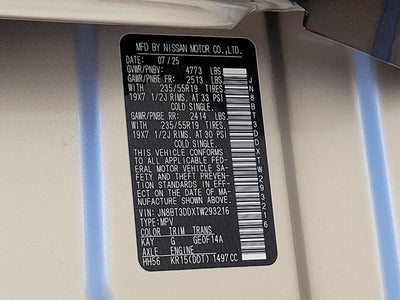 2026 Nissan Rogue Platinum