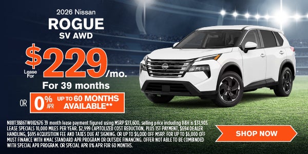 Nissan Rogue Special of the month