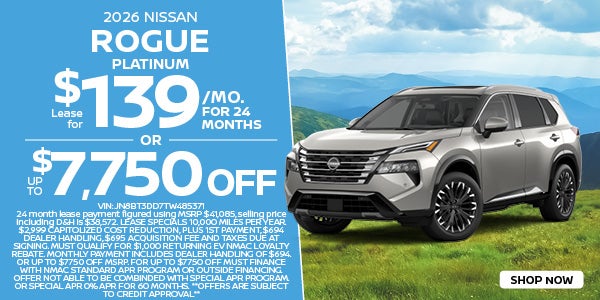 Big savings on 2023 Nissan Rogue